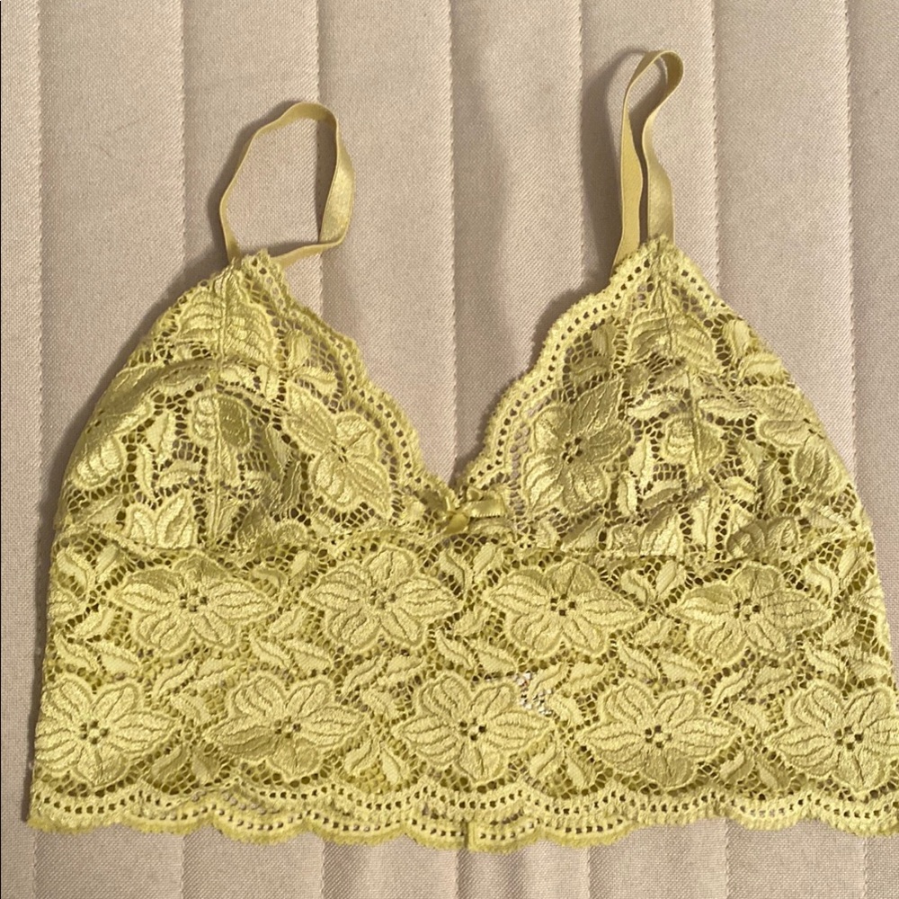 Lace Bralette in Green
